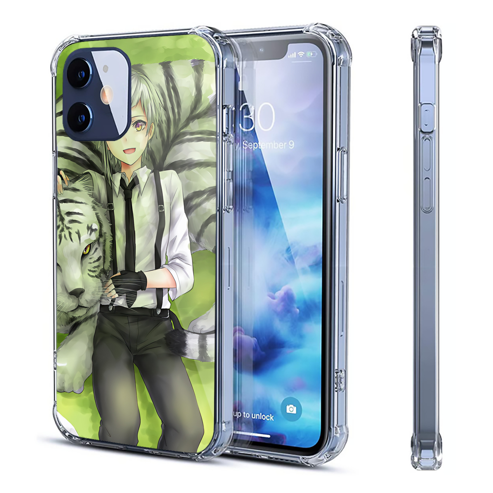 （画像用） 文豪ストレイドッグス Bungo Stray Dogs 【iPhone 12シリーズ対応】透明スマホケース（クリアソフトケース）